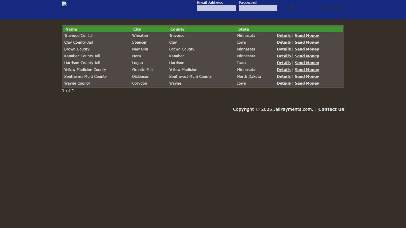 Jails :: JailPayments.com